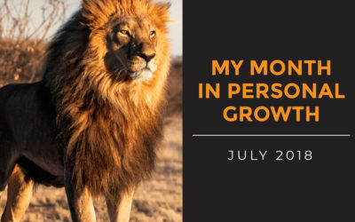 My Month in Personal Growth – July 2018