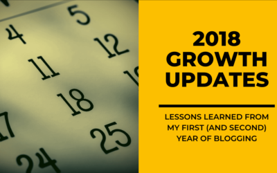 Lessons Learned From My First Year of Blogging: 2018 Personal Growth Updates