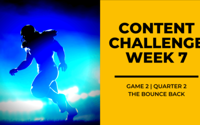 2020 Content Challenge Week 7 Review: The Bounce Back