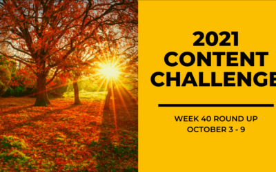 2021 Content Round Up Week 40