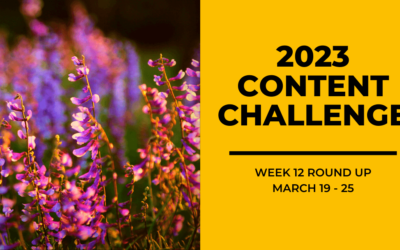 2023 Content Round Up Week 12