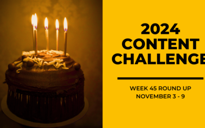 2024 Content Round Up Week 45