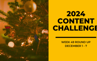 2024 Content Round Up Week 49