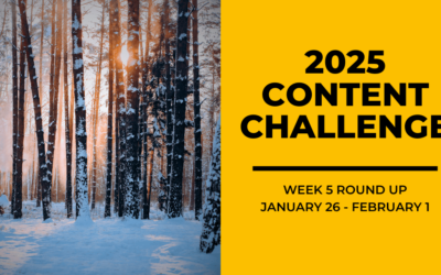 2025 Content Round Up Week 5